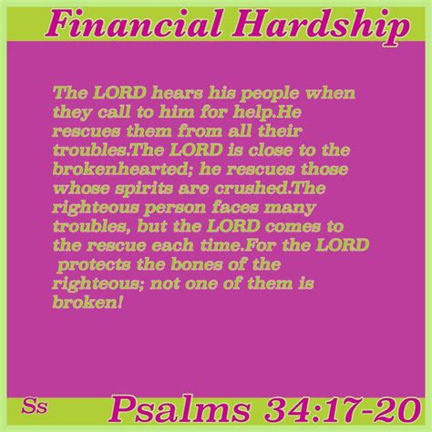 Financial Hardship | Scripture quotes bible, Hardship quotes, Scripture ...