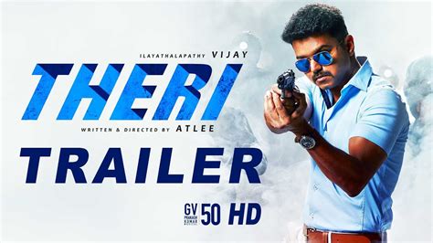 Theri Tamil Movie Official Trailer HD | Vijay, Samantha, Amy Jackson ...