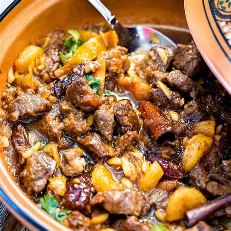 Recipe for Lamb Tagine with Apricots + Dates - Silk Road Recipes