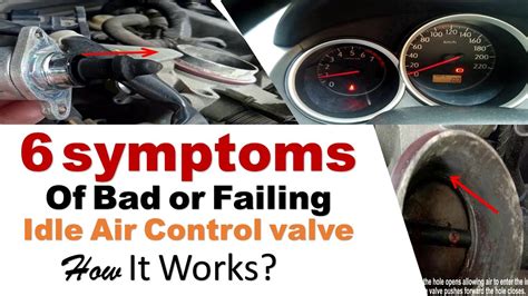 6 symptoms of bad or failing Idle Air Control valve ( IAC ) - YouTube