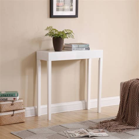 Modern Amy Console Table, Sofa Table, White - Walmart.com