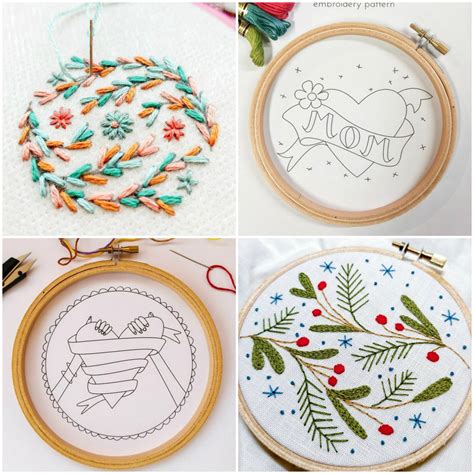 17 Sites with Fun and Free Hand Embroidery Patterns