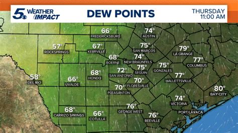 Weather Maps on KENS5 in San Antonio