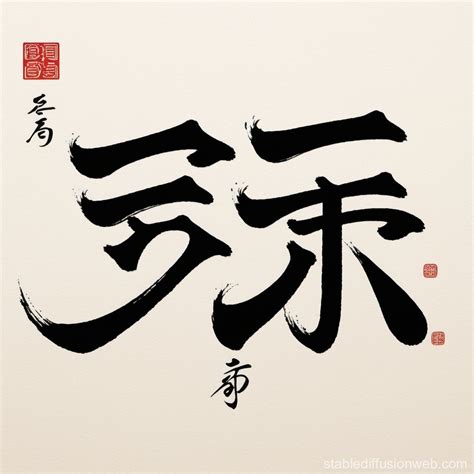 japanese calligraphy style Prompts | Stable Diffusion Online