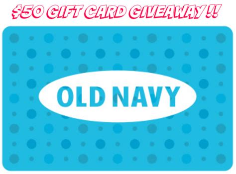 GIVEAWAY: $50 Old Navy Gift Card - Stylish Life for Moms