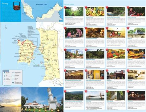 Penang tourist map | Tourist map, Map, Penang