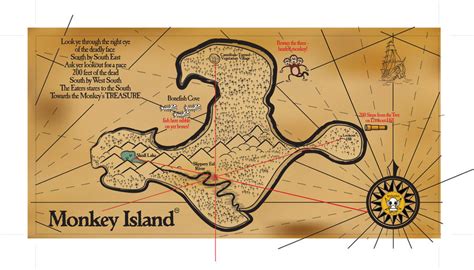 Monkey Island Map by tolemach on DeviantArt