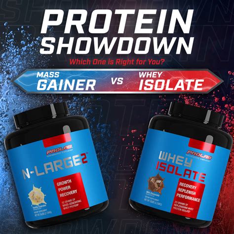 The Mass Gainer vs Whey Protein Showdown - Prolab Nutrition