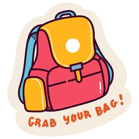 Backpack Stickers - Free education Stickers