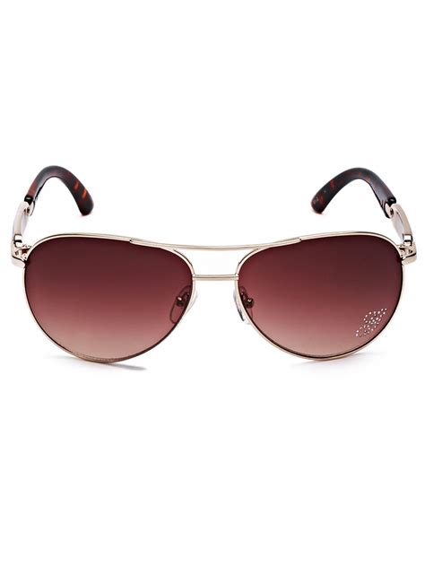 GUESS Women's Mirrored Aviator Sunglasses | eBay