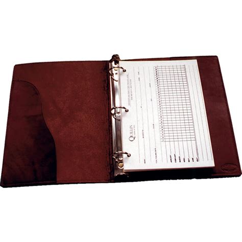 3 Ring Binder 5" x 8" - Quillin Leather & Tack, Inc