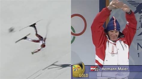 25 Years Ago Hermann Maier Crashed Hard, Then Won Gold (Epic Comeback)