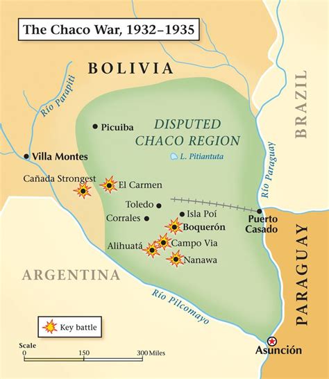 Chaco War Map | Mappe, Bolivia e Pois