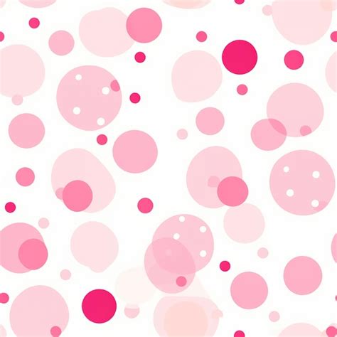 Premium AI Image | Playful and Pretty Embracing the Pink Polka Dot Pattern