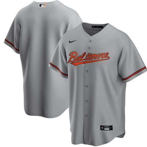 Baltimore Orioles Nike Road 2020 Team Jersey - Gray - Nyjerseys.store