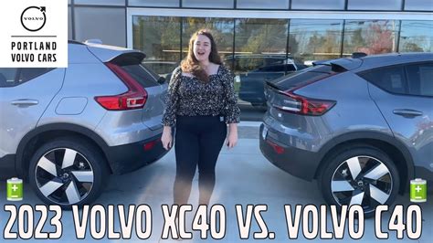 2023 Volvo XC40 Recharge vs. 2023 Volvo C40 Recharge Pure Electric ...