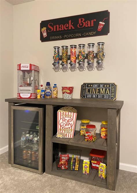 Custom Snack Bar Sign, Home Theater, Theater Decor, Theater Room Sign ...