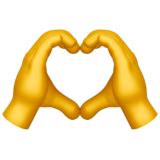 🫶 Heart Hands Emoji on Apple iOS 15.4