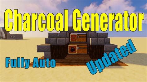 Minecraft Automatic Charcoal Generator | Coal Farm | Java & Bedrock 1.17+ | Minecraft, Minecraft ...