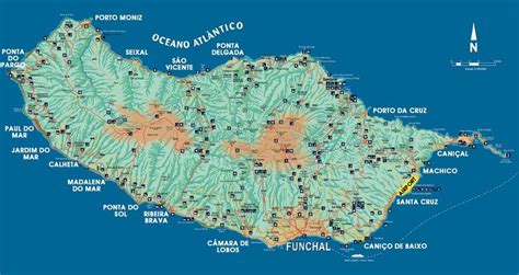 Detailed Map Of Madeira