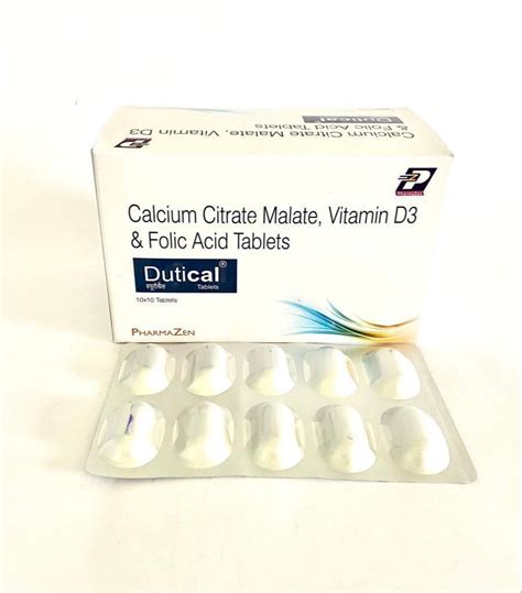 Calcium Citrate Malate Vitamin D3 Folic Acid Tablet, 10 X, 42% OFF