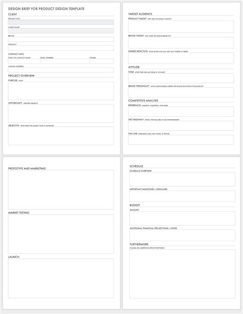 Free Design Brief Templates | Smartsheet (2022)