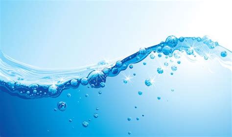 Realistic Water Vector Illustration | Water illustration, Water design ...