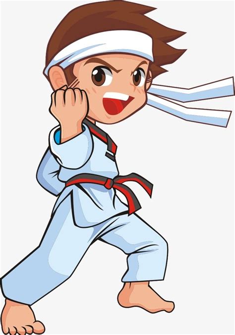 Taekwondo PNG and Clipart | Martial arts kids, Animation art character ...