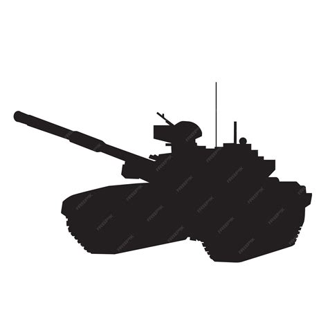 Premium Vector | Armored tank silhouette vector design