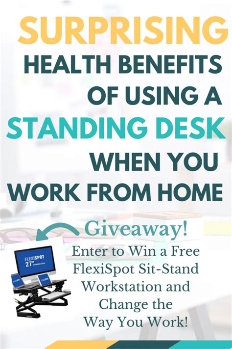 The Surprising Health Benefits of Using a Standing Desk When You Work from Home [CLOSED] | Work ...