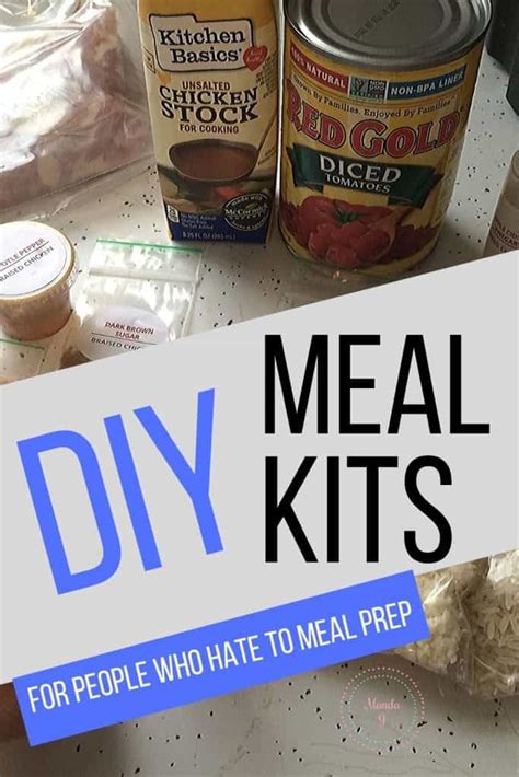 DIY Meal Kits: For People Who Hate to Meal Prep! - The Kitchen Chair