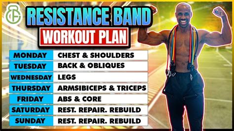 FULL WEEK WORKOUT PLAN AT HOME WITH RESISTANCE BAND | FITBEAST - YouTube