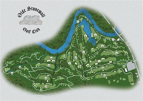 Masters Golf Course Map