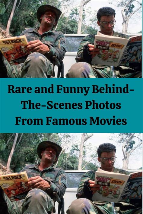 Rare and funny behind the scenes photos from famous movies – Artofit