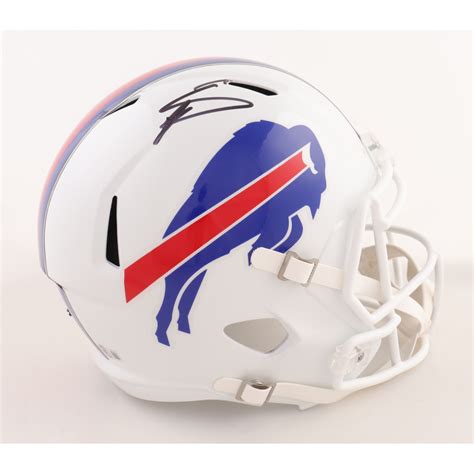 Stefon Diggs Signed Bills Full-Size Speed Helmet (Beckett) | Pristine Auction