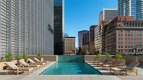 The Westin Phoenix Downtown terrace pool wallpaper - backiee