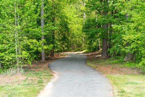 wooded trail in garner nc