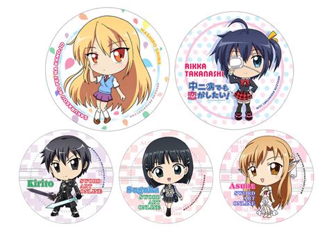 Anime Button Pins. by krnozine on DeviantArt