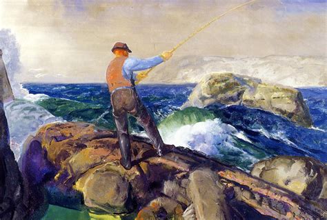 The Fisherman 1917 Painting | George Bellows Oil Paintings