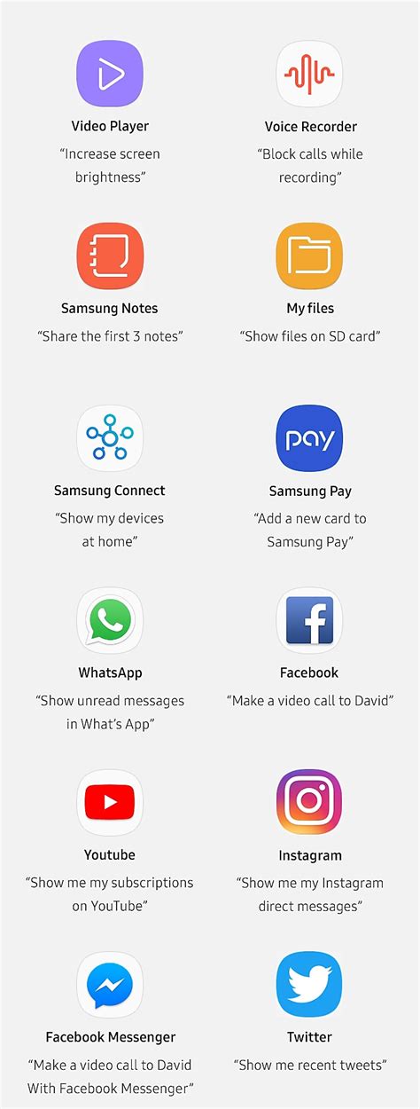 Samsung Bixby Compatible Apps & Bixby Labs | Samsung US