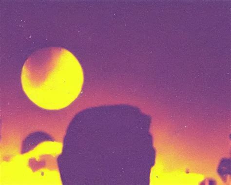 sci - fi city, violet and yellow sunset, polaroid | Stable Diffusion ...