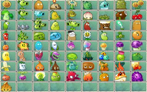 Image - All Plants from PvZ2.png | Plants vs. Zombies Wiki | FANDOM ...