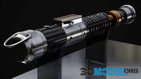 3D Model – Obi-wan Kenobi Lightsaber (PBR)