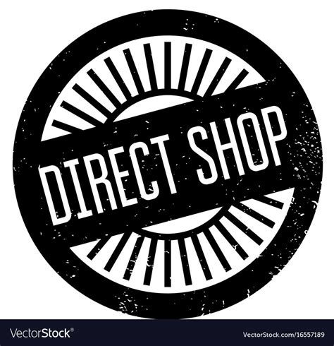 Direct shop rubber stamp Royalty Free Vector Image