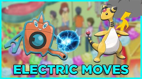 The Electric Type Moves Of Pokemon - YouTube