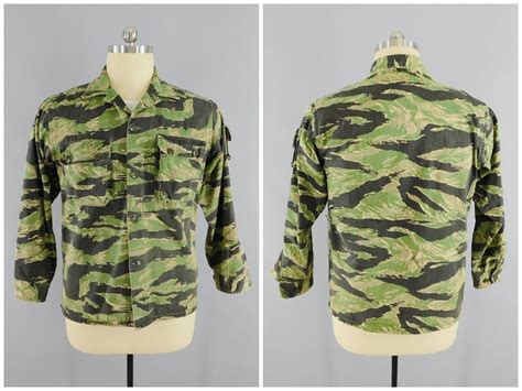 Vintage Vietnam War Tiger Stripe Productions Camo Jacket Advisor ...