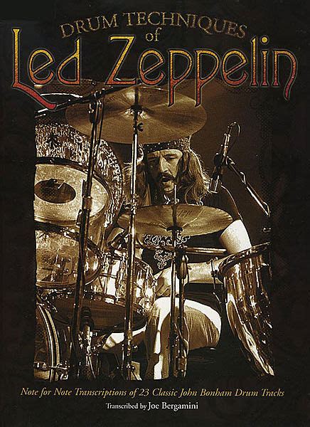 Drum Techniques of Led Zeppelin (Book) | Joe Bergamini