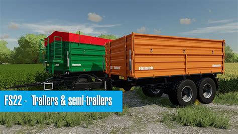 Trailers and semi-trailers in Farming Simulator 22 Mod | Farming Simulator 22 Mod