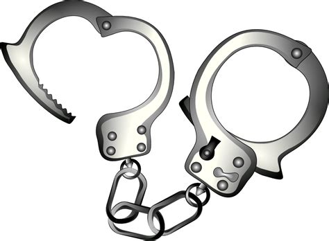 OnlineLabels Clip Art - Handcuffs