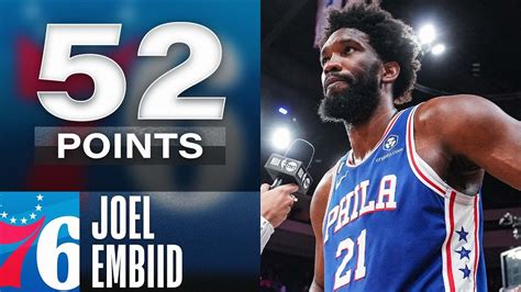 Joel Embiid DOMINATES In 52-Point Performance For Sixers W! | April 4, 2023